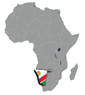Situated on the south-western coast of Africa, Namibia borders Angola and Zambia in the north, South Africa in the south and Botswana in the east.
